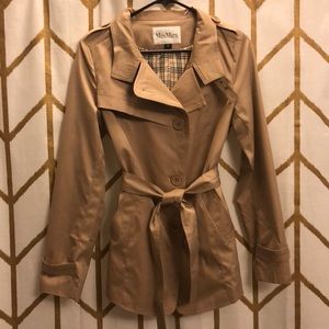 Camel colored MaxMara trench coat